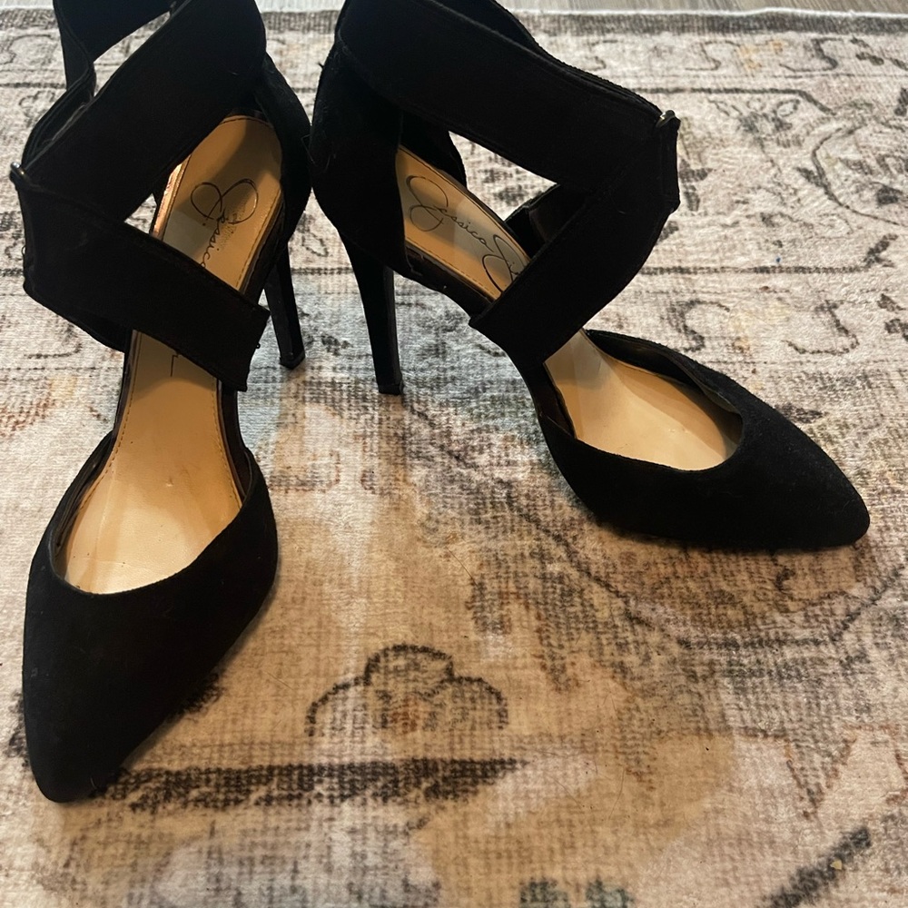 Jessica Simpson Elegant Black Women's Heels